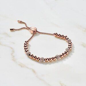 Michael Kors Rose Gold-Tone Bracelet for Women; Bracelets; Jewelry for Women